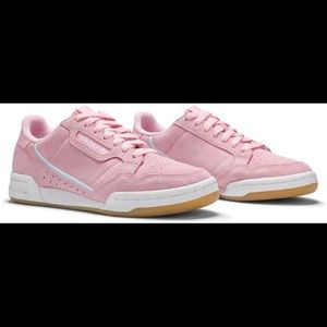 Adidas Continental 80 W Pink White Suede sneakers